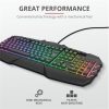 Trust Billentyűzet Gamer - GXT 881 ODYSS Semi-Mechanical (RGB LED háttérvilágítás; USB; fekete; magyar)