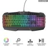 Trust Billentyűzet Gamer - GXT 881 ODYSS Semi-Mechanical (RGB LED háttérvilágítás; USB; fekete; magyar)