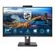 PHILIPS IPS monitor 23.8" 242B1H, 1920x1080, 16:9, 250cd/m2, 4ms, VGA/DVI-D/DP/HDMI/4xUSB, hangszóró&webkamera