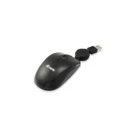   Equip-Life Egér - 245103 (Vezetékes, kihúzható kábel, Optikai, USB, 1000 DPI, fekete)