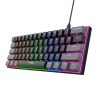 Trust Billentyűzet Gamer - GXT867 Acira (Kompakt; Mechanikus, Outemu Red switch; RGB LED; USB; fekete; angol)