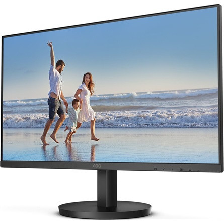 AOC IPS monitor 23.8" 24B3HA2, 1920x1080, 16:9, 250cd/m2, 1ms, VGA/HDMI, hangszóró, 100Hz