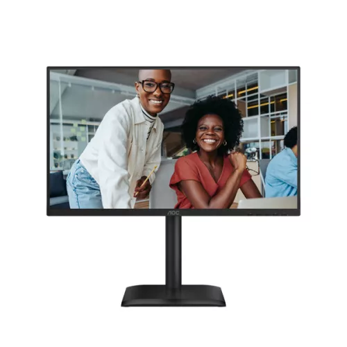 AOC IPS monitor 23,8" 24E4U 1920x1080,16:9, 300cd/m2, 4ms, VGA/HDMI/DisplayPort/4xUSB, hangszóró, 120 Hz, áll.mag.,pivot