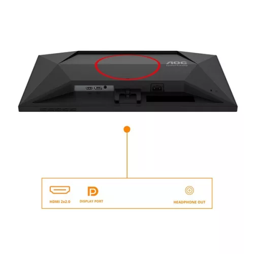 AOC IPS Gaming 200Hz monitor 23,8" 24G4HRE, 1920x1080, 16:9, 300 cd/m2, 1ms, HDMIx2/DisplayPort