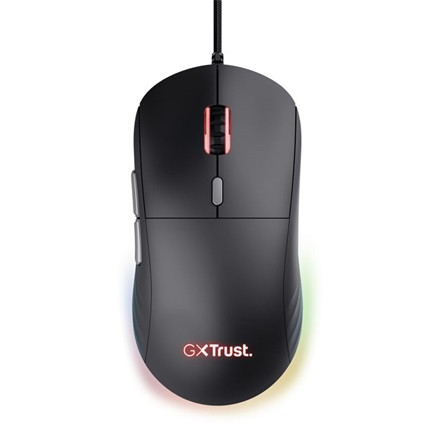 Trust Egér Gamer - GXT925 Redex II (Optikai érzékelő; 200-1000DPI; 6 gomb; RGB; fekete)