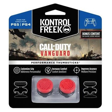 KontrolFreek CoD Vanguard performance PS5 red thumbsticks piros