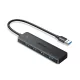 UGREEN CM219 4-portos USB3.0 hub fekete