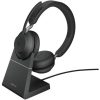 Jabra Evolve2 65 MS (Teams) fejhallgató headset + dokkoló fekete