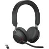 Jabra Evolve2 65 MS (Teams) fejhallgató headset + dokkoló fekete