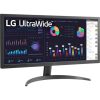 LG 26WQ500-B UltraWide HDR10 25.7" IPS LED monitor fekete 75Hz FreeSync