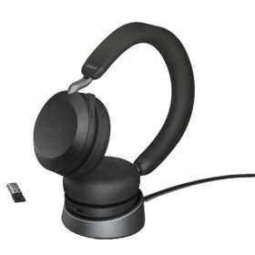   JABRA Fejhallgató - Evolve2 75 Stereo Vezeték Nélküli, Mikrofon + Töltő állomás