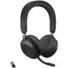 Jabra Evolve2 75 UC Stereo fejhallgató headset fekete