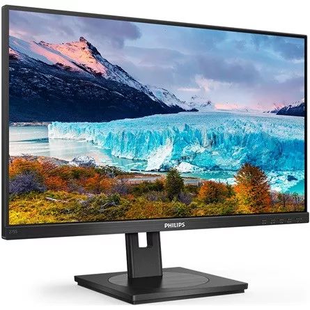 PHILIPS IPS monitor 27" 275S1AE, 2560x1440, 16:9, 300cd/m2, 4ms, HDMI/DisplayPort/DVI, Pivot, hangszóró