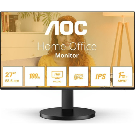 AOC 27B3HA2 27" IPS LED monitor fekete 100Hz