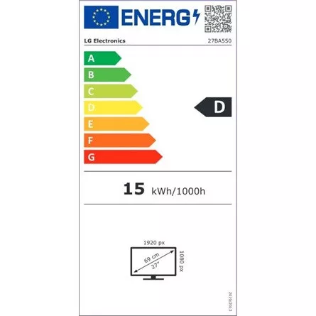 LG 27BA550-B 27" IPS LED monitor fekete 100Hz