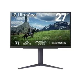   LG 27GS85Q-B UltraGear 27" NanoCell IPS LED gaming monitor fekete 200Hz G-Sync / FreeSync Premium