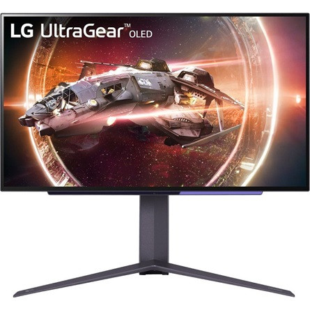 LG 27GS95QE-B UltraGear 26.5" ívelt OLED gaming monitor fekete 240Hz G-Sync / FreeSync Premium Pro