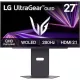 LG 27GX700A-B UltraGear 27" OLED gaming monitor fekete 280Hz G-Sync / FreeSync Premium Pro