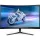 PHILIPS ívelt Gaming 280Hz monitor 27" 27M2C5200W 1920x1080, 16:9, 300cd/m2, 0,3ms, 2xHDMI/DisplayPort, áll. mag.,HDR10