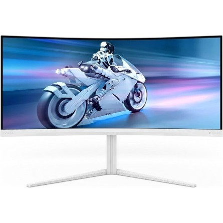 Philips 27M2C5201L 27" ívelt VA LED gaming monitor fehér 180Hz