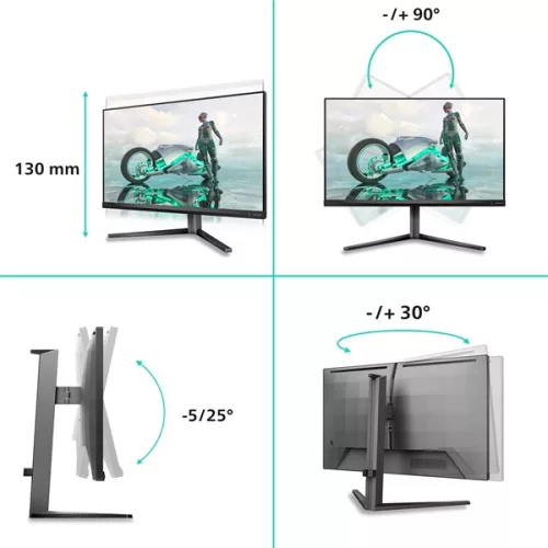 PHILIPS Evnia Gaming 320Hz monitor 27" 27M2N3800A/00, 3840x2160, 16:9, 450 cd/m2, 1ms, HDMIx2/DisplayPort