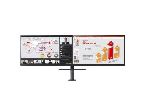 LG 27” 27QP88DP-BS 27'' QHD IPS Ergo monitor USB Type-C™ csatlakozóval