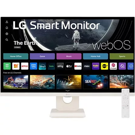 LG 27U511SA-W 27" IPS LED smart monitor fehér 100Hz (távvezérlő ;webOS 23)