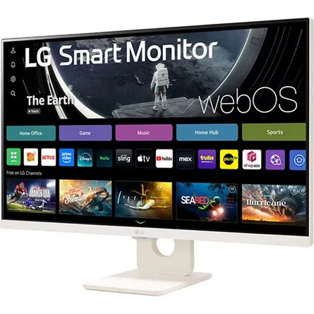 LG 27U511SA-W 27" IPS LED smart monitor fehér 100Hz (távvezérlő ;webOS 23)