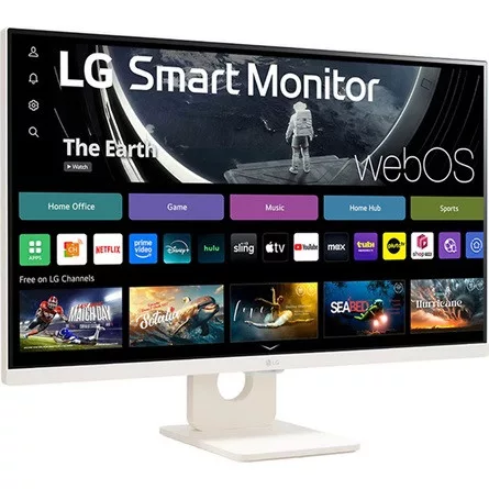 LG 27U511SA-W 27" IPS LED smart monitor fehér 100Hz (távvezérlő ;webOS 23)
