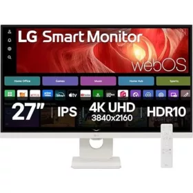   LG 27U731SA-W 27" IPS LED smart monitor fehér (USB-C: 65W; távvezérlő)