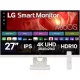LG 27U731SA-W 27" IPS LED smart monitor fehér (USB-C: 65W; távvezérlő)
