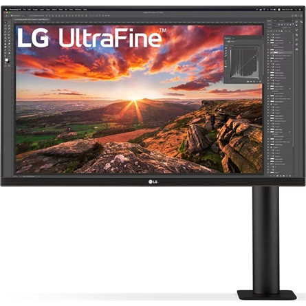 LG 27UN880P-B UltraFine Ergo Stand 27" IPS LED monitor fekete FreeSync