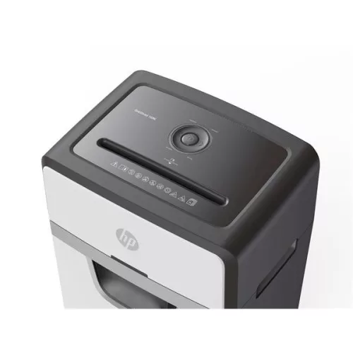 HP Iratmegsemmisítő, mikrokonfetti, 16 lap, "Oneshred 16MC", világosszürke