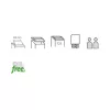 DAHLE Iratmegsemmisítő 23100 PaperSAFE® 100, 5 lap (A4/80gr), kártya vágás, P-4/F-1/T-4/E-3, 3 m/min, 12 liter