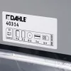 DAHLE Iratmegsemmisítő 40206 BaseCLASS, CD/DVD/Kártya/Gémkapocs, 19 lap (70gr), 16 lap (80gr), P-2O-2|T-2|E-2|, 40 liter