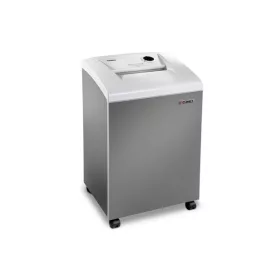   DAHLE Iratmegsemmisítő 410 L plus, CD/DVD/Kártya/Gémkapocs, 24-26 lap (80gr), P-4/F-1/O-3/T-4/E-3, 4,6 m/min, 100 liter