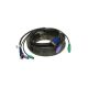 Aten PS/2 VGA KVM kábel 10m