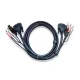 ATEN KVM Kábel USB DVI 1,8m 2L-7D02UI