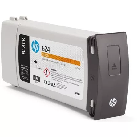 HP 624 775ml Black Dye Sublimation Ink Cartridge tintapatron fekete