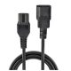 Lindy 2m IEC C14 to IEC C15 Extension Cable