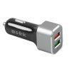 S-Link Autós töltő - Swapp SW-QAC40M (7W, USB, 1x5V 2.4A + 1x Quick charge 3.6-6.5V, 3A/6.5-9V, 2A/9-12V, 1.5A)