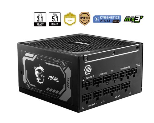 MSI MAG A1250GL PCIE5 80+ Gold 850W tápegység