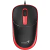 Genius DX-123  optikai USB egér fekete-piros
