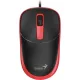 Genius DX-123  optikai USB egér fekete-piros