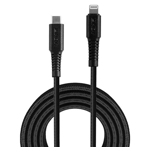 LINDY 0.5m Reinforced USB Type C to Lightning kábel