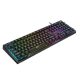 Genius Billentyűzet - Scorpion K7 (Vezetékes, USB, RGB, multimédiás, fekete)