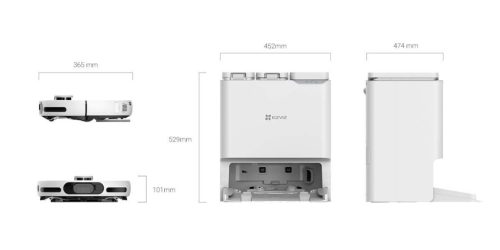 EZVIZ RS20 PRO Robotporszívó fehér