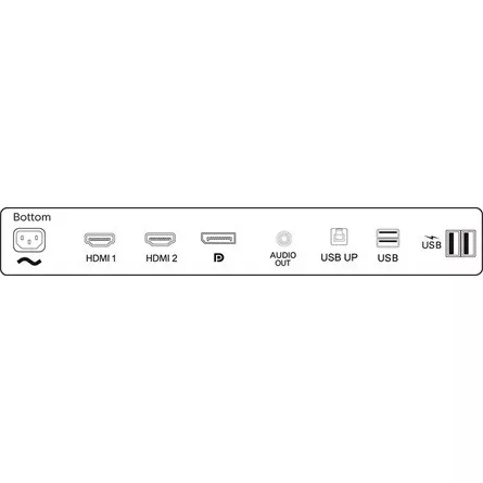 PHILIPS IPS monitor 31.5" 325B1L, 2560x1440, 16:9, 250cd/m2, 4ms, DisplayPort/2xHDMI/5xUSB, hangszóró