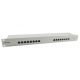 Equip Patch panel - 326317 (16 port, Cat6, árnyékolt, szürke)