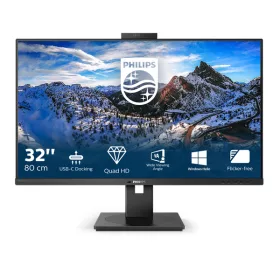  PHILIPS IPS monitor 31.5" 326P1H, 2560x1440, 16:9, 350cd/m2, 4ms, 2xHDMI/DP/USB-C/4xUSB/LAN, Pivot, hangszóró&webkamera